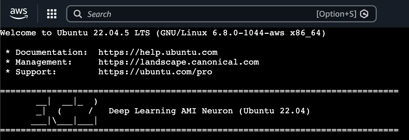 ec2 console